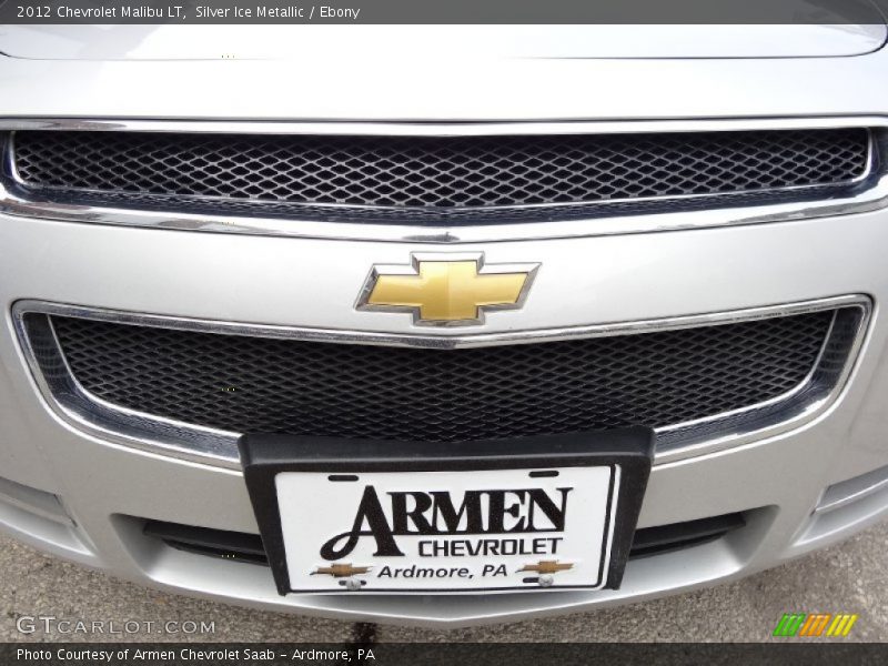 Silver Ice Metallic / Ebony 2012 Chevrolet Malibu LT