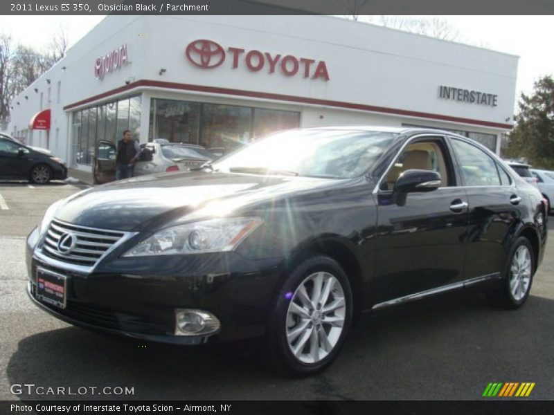 Obsidian Black / Parchment 2011 Lexus ES 350