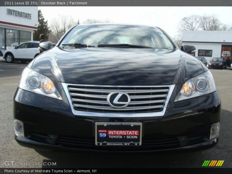 Obsidian Black / Parchment 2011 Lexus ES 350