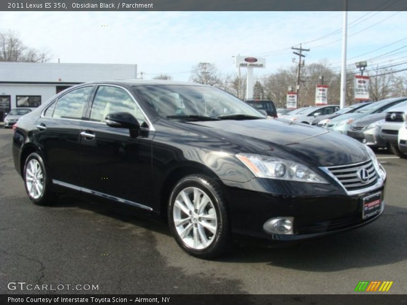 Obsidian Black / Parchment 2011 Lexus ES 350