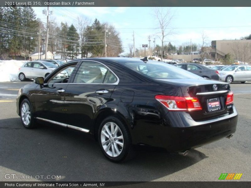 Obsidian Black / Parchment 2011 Lexus ES 350