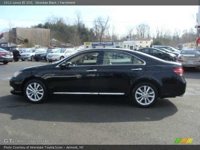 Obsidian Black / Parchment 2011 Lexus ES 350