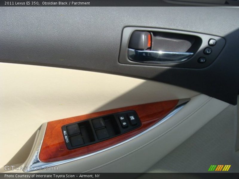 Obsidian Black / Parchment 2011 Lexus ES 350