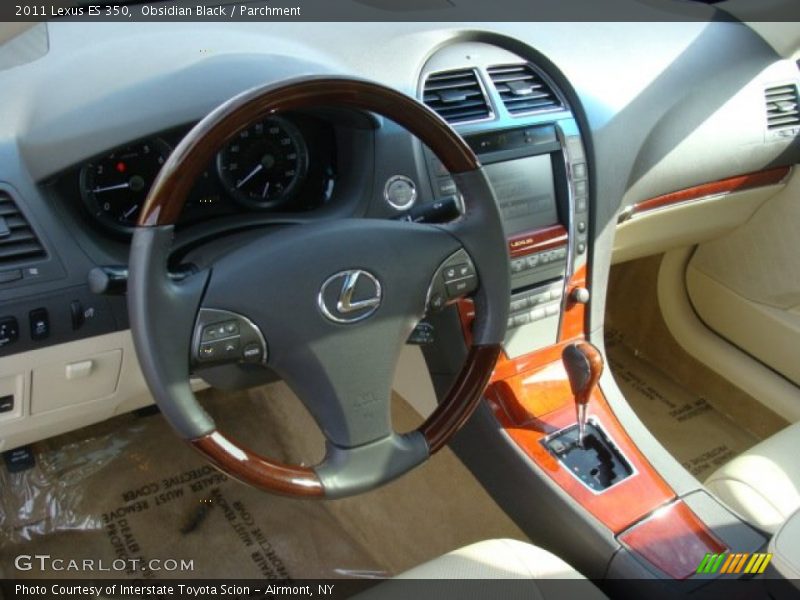 Obsidian Black / Parchment 2011 Lexus ES 350