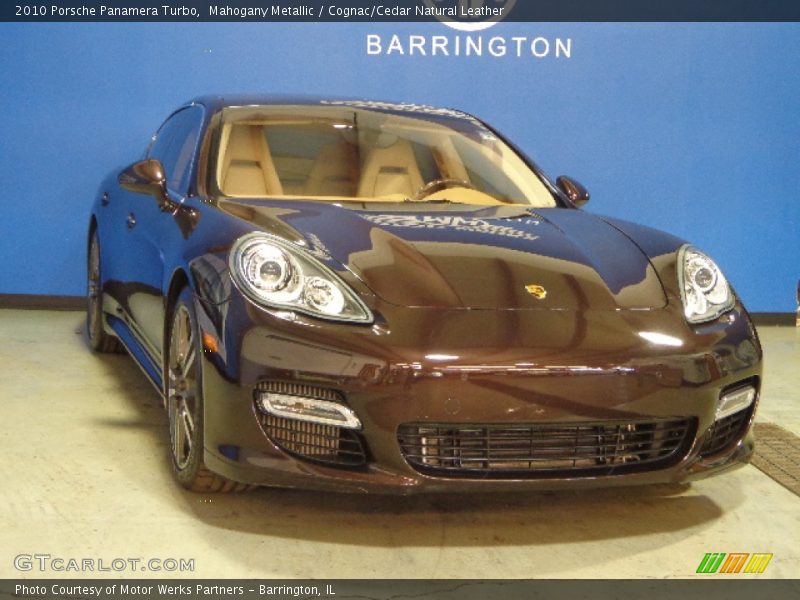Mahogany Metallic / Cognac/Cedar Natural Leather 2010 Porsche Panamera Turbo
