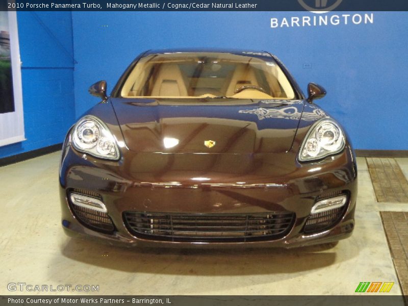 Mahogany Metallic / Cognac/Cedar Natural Leather 2010 Porsche Panamera Turbo