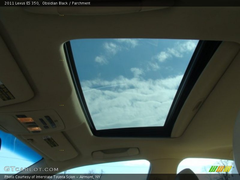 Obsidian Black / Parchment 2011 Lexus ES 350