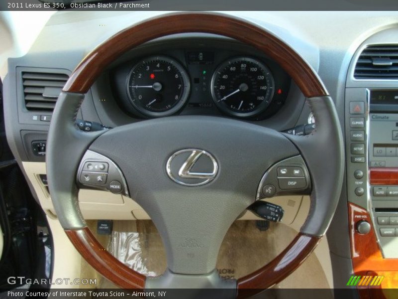 Obsidian Black / Parchment 2011 Lexus ES 350