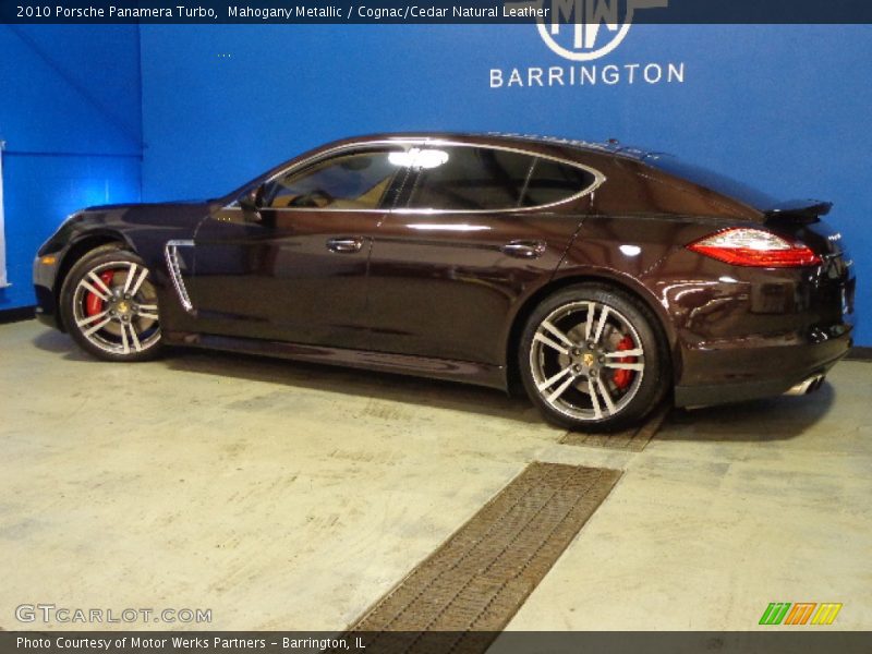 Mahogany Metallic / Cognac/Cedar Natural Leather 2010 Porsche Panamera Turbo