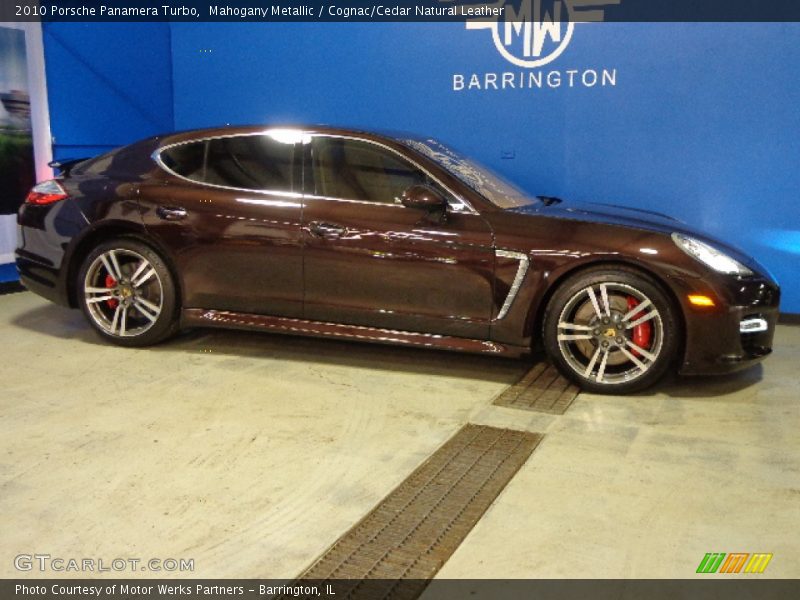 Mahogany Metallic / Cognac/Cedar Natural Leather 2010 Porsche Panamera Turbo