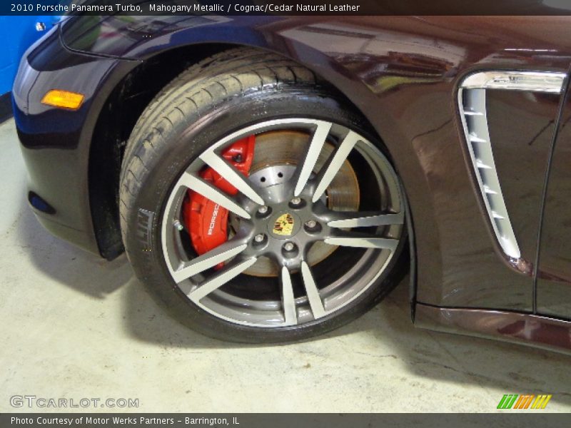 Mahogany Metallic / Cognac/Cedar Natural Leather 2010 Porsche Panamera Turbo