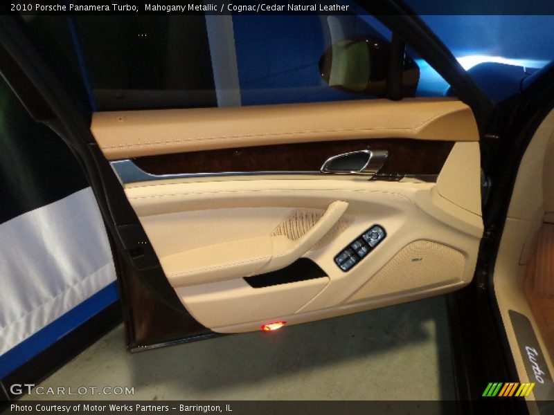 Mahogany Metallic / Cognac/Cedar Natural Leather 2010 Porsche Panamera Turbo