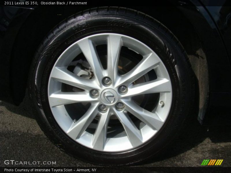 Obsidian Black / Parchment 2011 Lexus ES 350