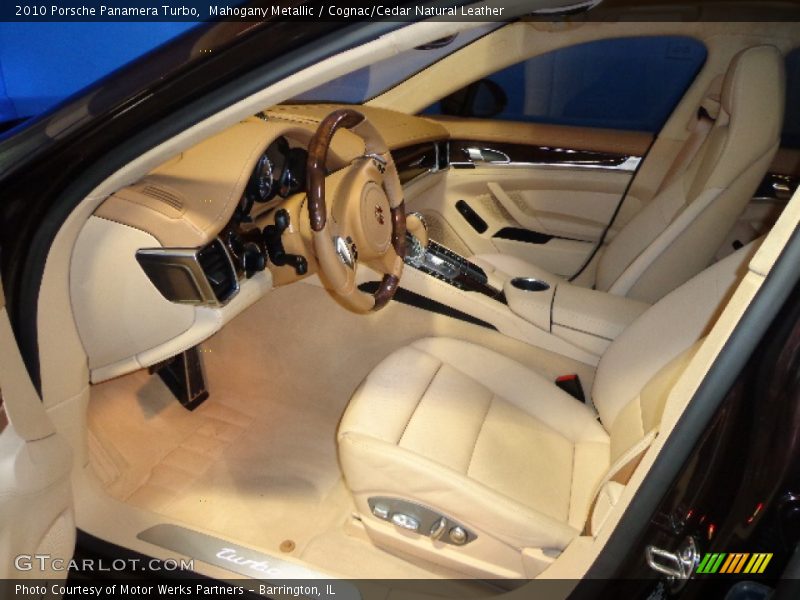 Mahogany Metallic / Cognac/Cedar Natural Leather 2010 Porsche Panamera Turbo