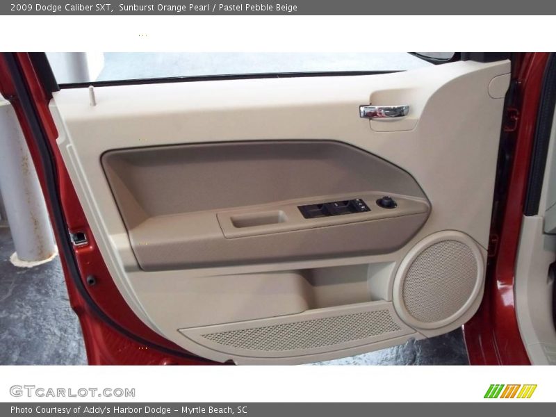 Sunburst Orange Pearl / Pastel Pebble Beige 2009 Dodge Caliber SXT