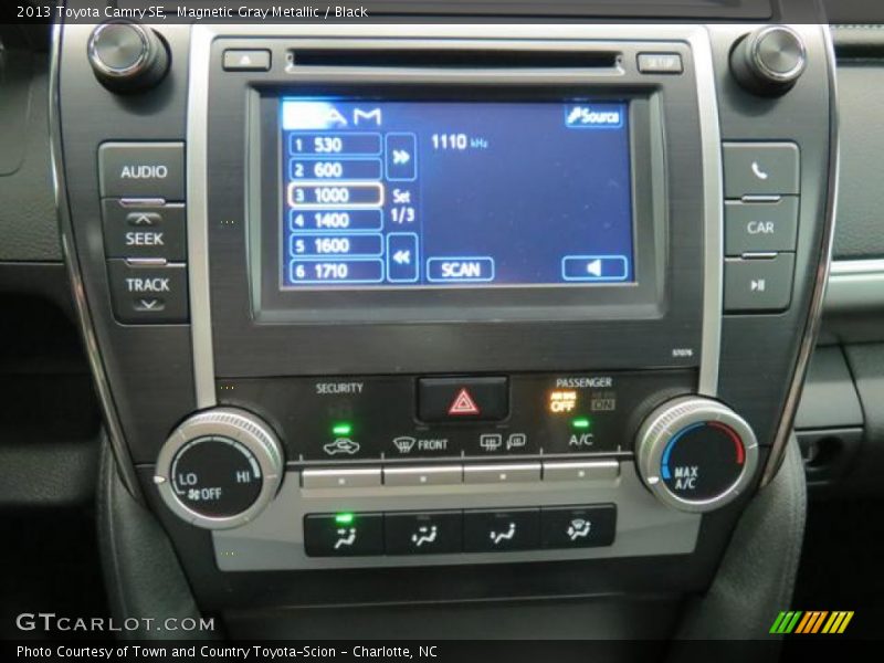 Magnetic Gray Metallic / Black 2013 Toyota Camry SE