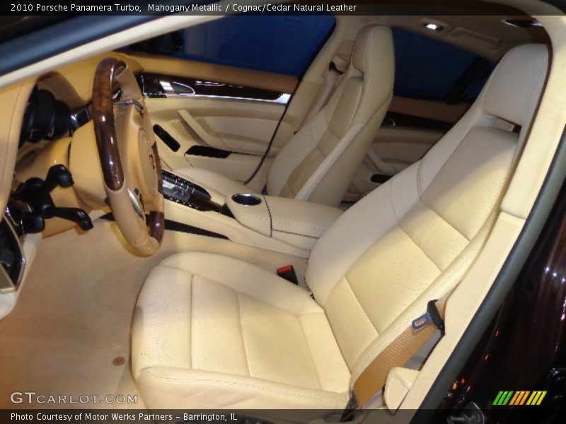 Mahogany Metallic / Cognac/Cedar Natural Leather 2010 Porsche Panamera Turbo