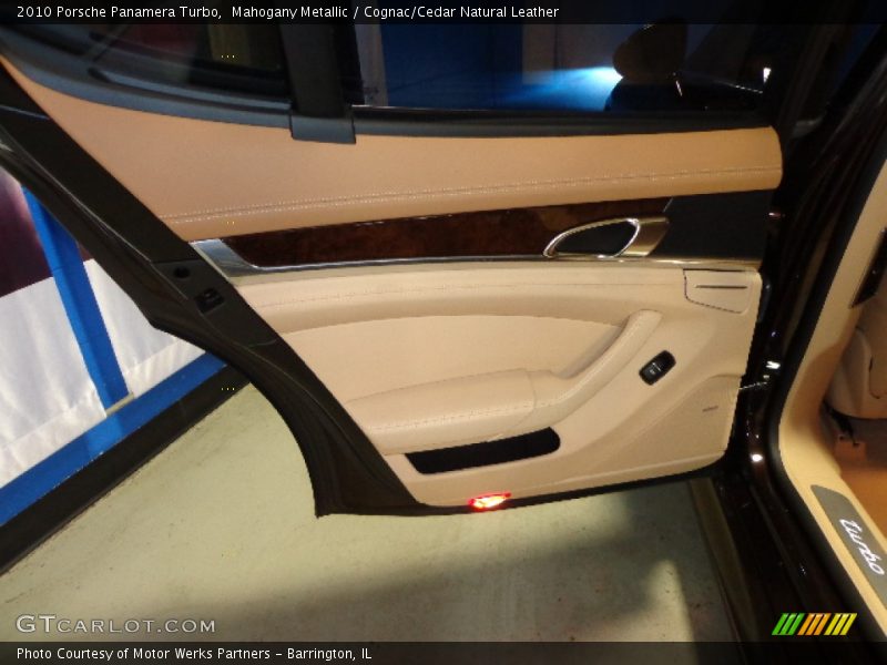 Mahogany Metallic / Cognac/Cedar Natural Leather 2010 Porsche Panamera Turbo