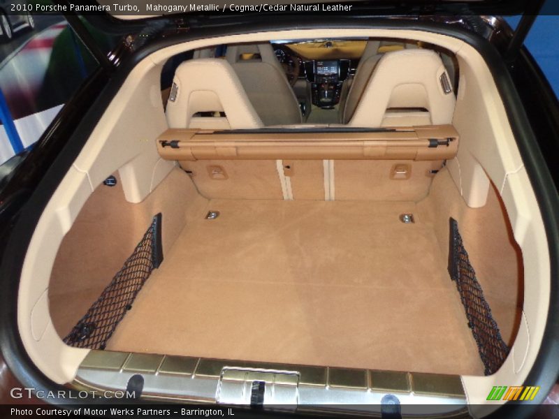 Mahogany Metallic / Cognac/Cedar Natural Leather 2010 Porsche Panamera Turbo