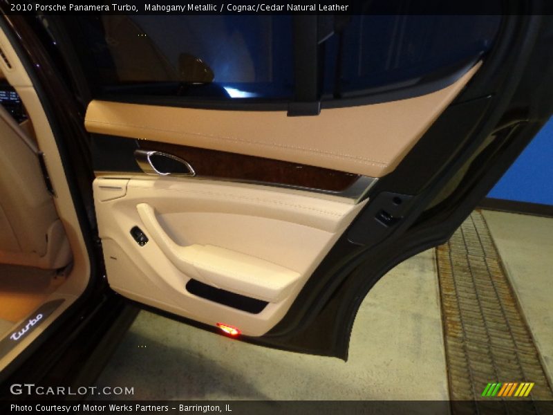Mahogany Metallic / Cognac/Cedar Natural Leather 2010 Porsche Panamera Turbo