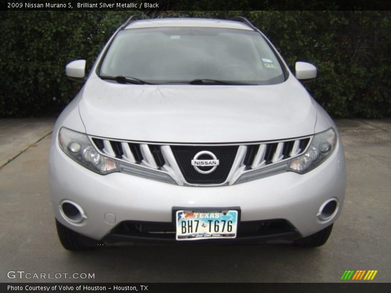 Brilliant Silver Metallic / Black 2009 Nissan Murano S