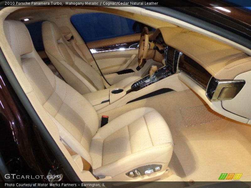 Mahogany Metallic / Cognac/Cedar Natural Leather 2010 Porsche Panamera Turbo