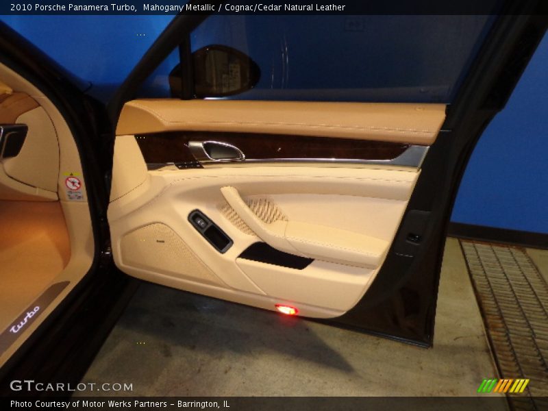 Mahogany Metallic / Cognac/Cedar Natural Leather 2010 Porsche Panamera Turbo