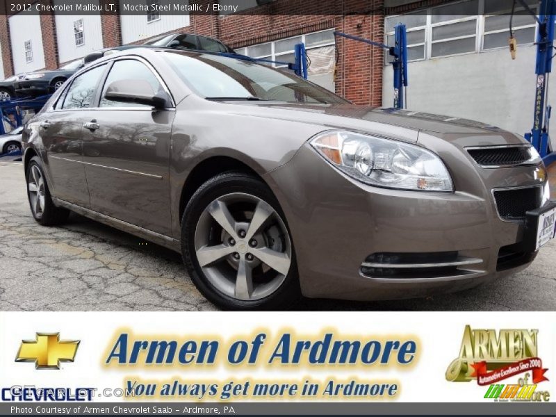 Mocha Steel Metallic / Ebony 2012 Chevrolet Malibu LT