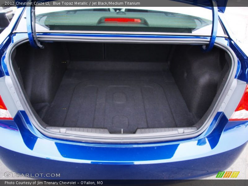 Blue Topaz Metallic / Jet Black/Medium Titanium 2012 Chevrolet Cruze LS