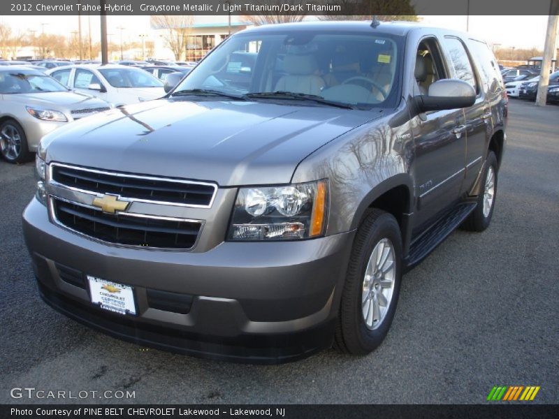 Graystone Metallic / Light Titanium/Dark Titanium 2012 Chevrolet Tahoe Hybrid
