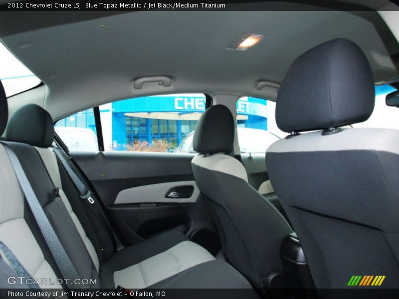 Blue Topaz Metallic / Jet Black/Medium Titanium 2012 Chevrolet Cruze LS