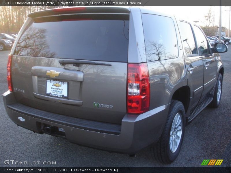 Graystone Metallic / Light Titanium/Dark Titanium 2012 Chevrolet Tahoe Hybrid