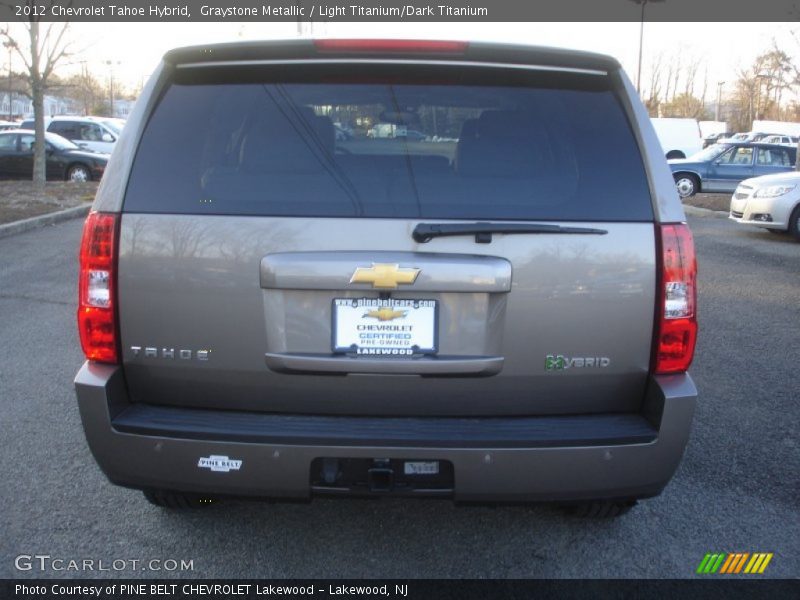 Graystone Metallic / Light Titanium/Dark Titanium 2012 Chevrolet Tahoe Hybrid