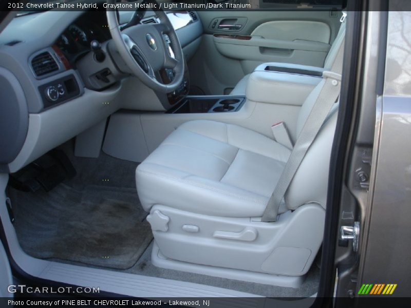  2012 Tahoe Hybrid Light Titanium/Dark Titanium Interior