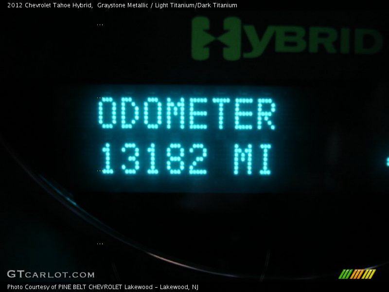 Graystone Metallic / Light Titanium/Dark Titanium 2012 Chevrolet Tahoe Hybrid