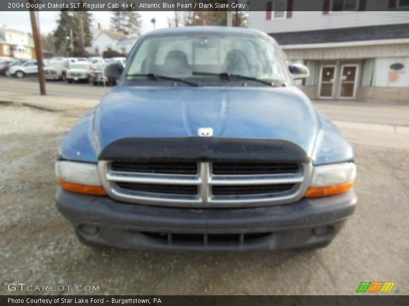Atlantic Blue Pearl / Dark Slate Gray 2004 Dodge Dakota SLT Regular Cab 4x4