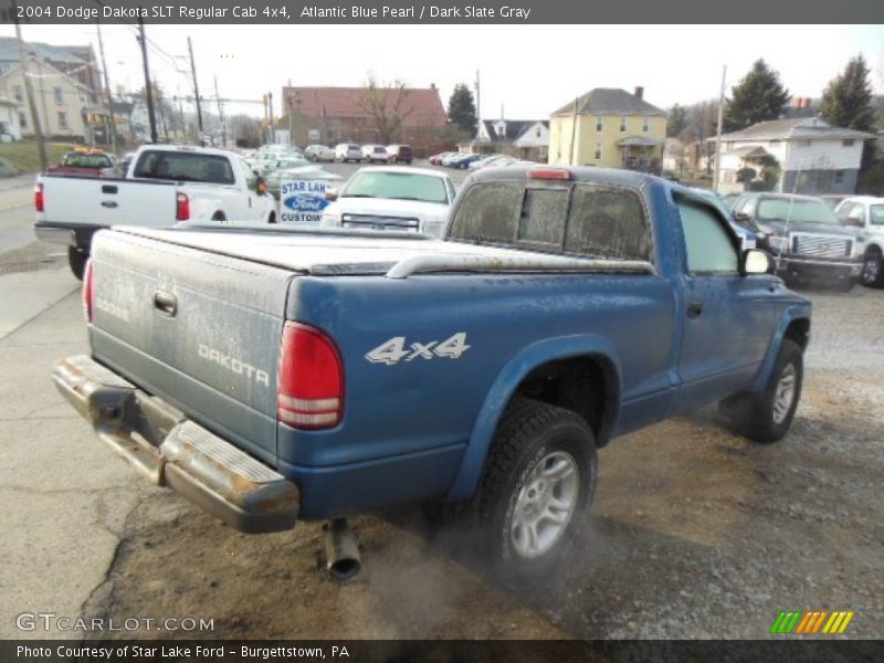 Atlantic Blue Pearl / Dark Slate Gray 2004 Dodge Dakota SLT Regular Cab 4x4