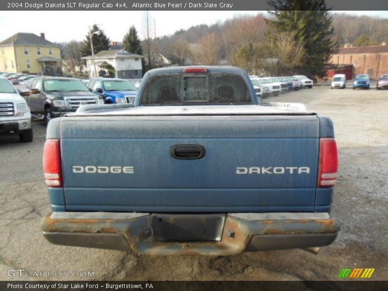 Atlantic Blue Pearl / Dark Slate Gray 2004 Dodge Dakota SLT Regular Cab 4x4