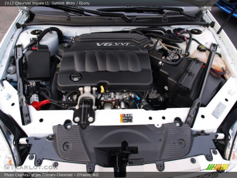 Summit White / Ebony 2012 Chevrolet Impala LS