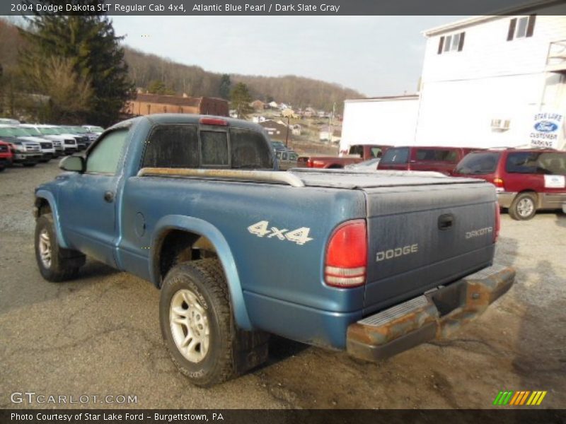 Atlantic Blue Pearl / Dark Slate Gray 2004 Dodge Dakota SLT Regular Cab 4x4
