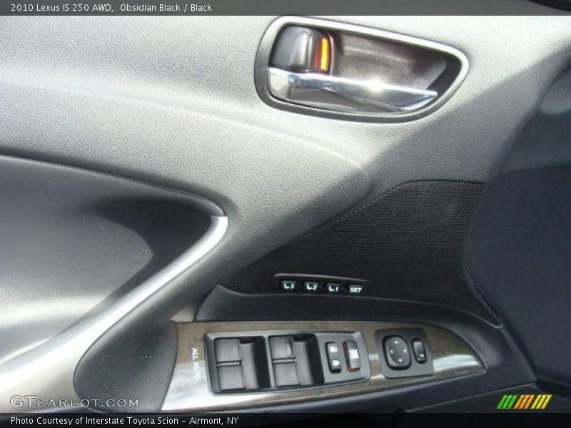 Obsidian Black / Black 2010 Lexus IS 250 AWD