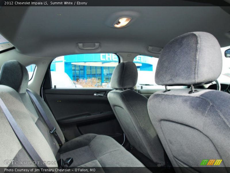 Summit White / Ebony 2012 Chevrolet Impala LS