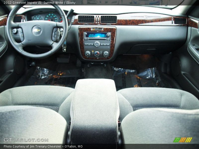 Summit White / Ebony 2012 Chevrolet Impala LS