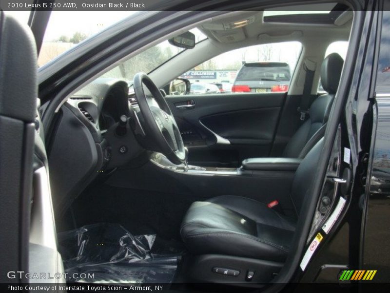 Obsidian Black / Black 2010 Lexus IS 250 AWD