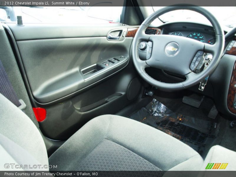 Summit White / Ebony 2012 Chevrolet Impala LS