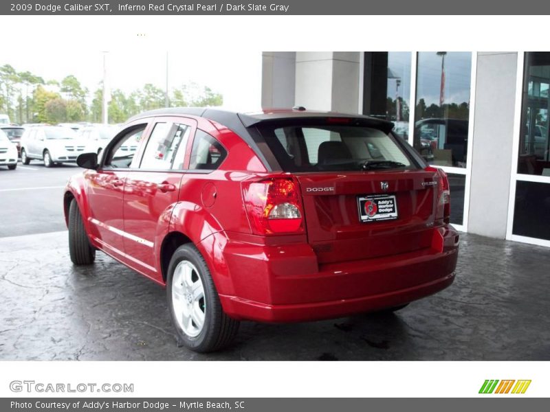 Inferno Red Crystal Pearl / Dark Slate Gray 2009 Dodge Caliber SXT