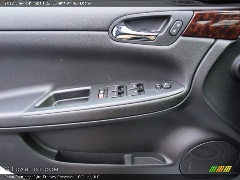 Summit White / Ebony 2012 Chevrolet Impala LS