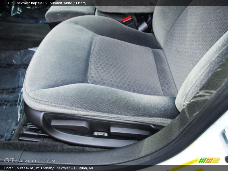 Summit White / Ebony 2012 Chevrolet Impala LS