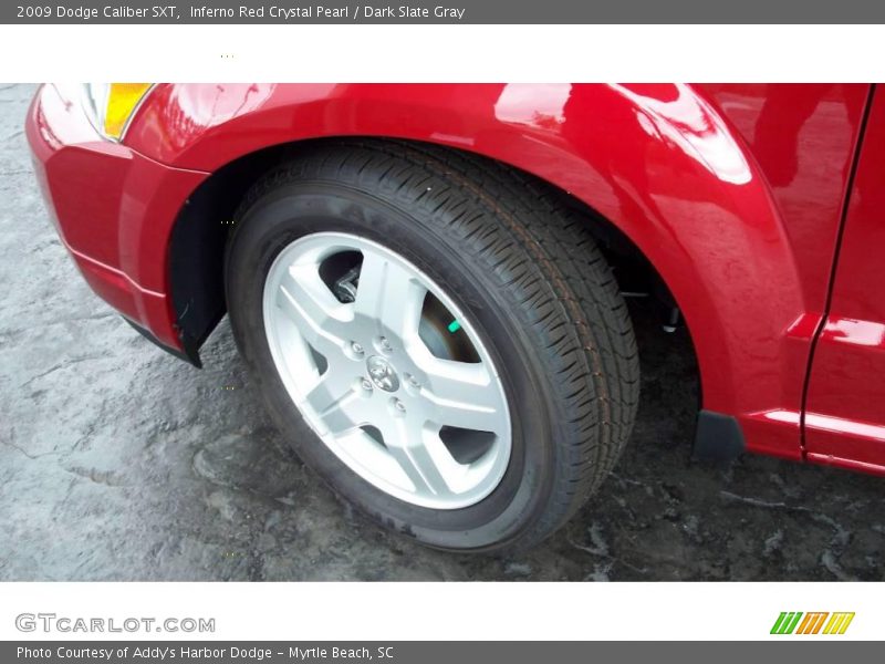 Inferno Red Crystal Pearl / Dark Slate Gray 2009 Dodge Caliber SXT
