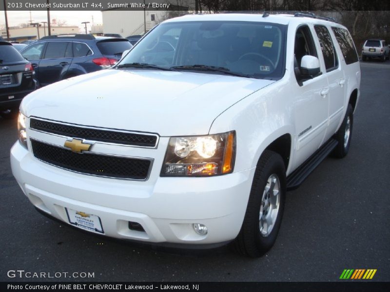 Summit White / Ebony 2013 Chevrolet Suburban LT 4x4